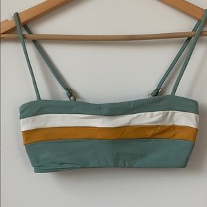 L*space Rebel Stripe Bikini Top